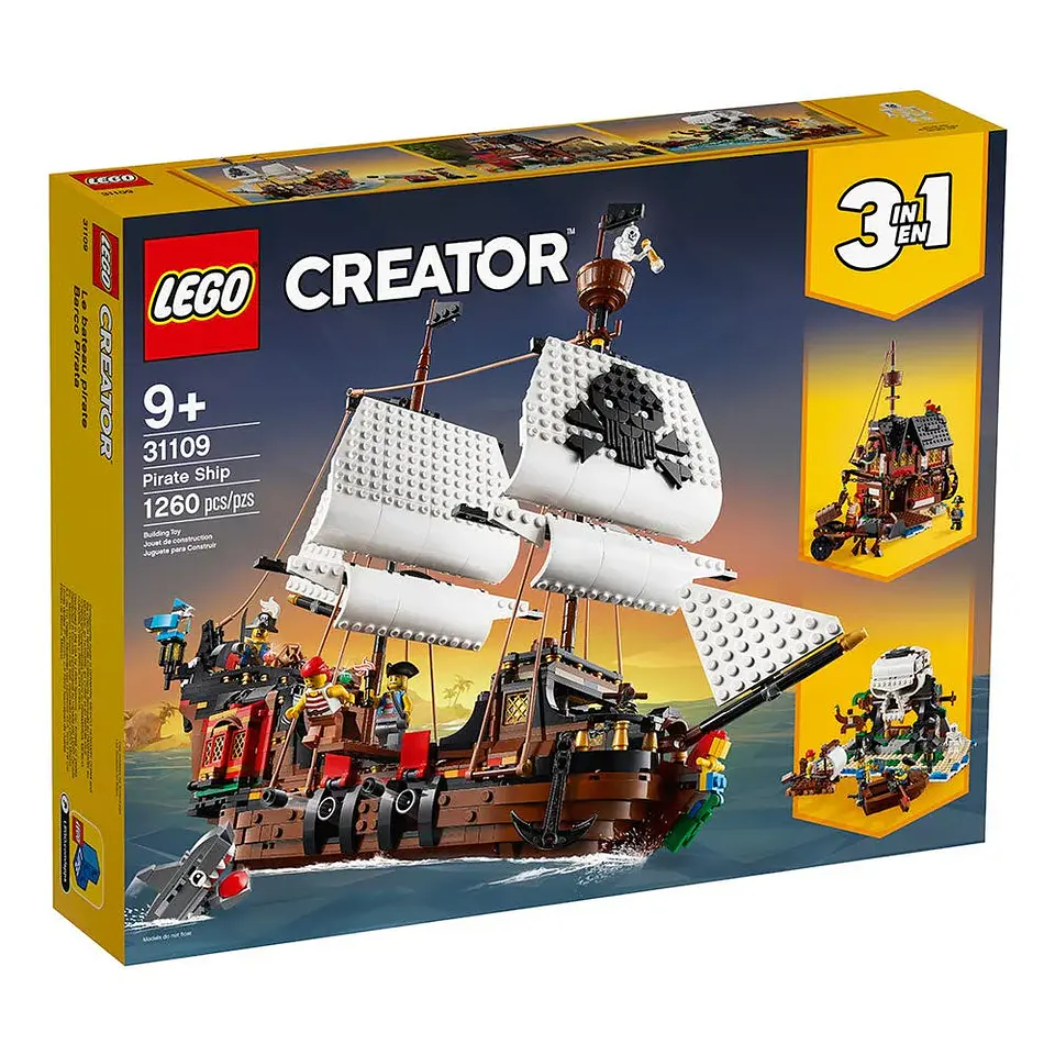 LEGO Creator 3 en 1 - Barco Pirata (31109) 2