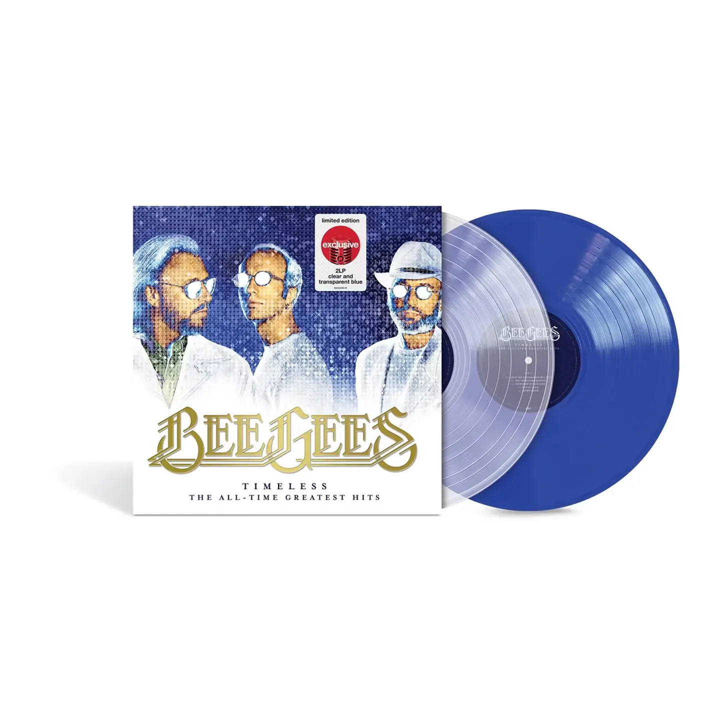Bee Gees - Timeless - The All-Time Greatest Hits - Vinilo Clear & Transparent Blue Edición Limitada 1