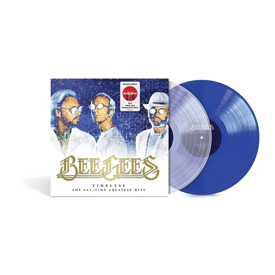 Bee Gees - Timeless - The All-Time Greatest Hits - Vinilo Clear & Transparent Blue Edición Limitada 1
