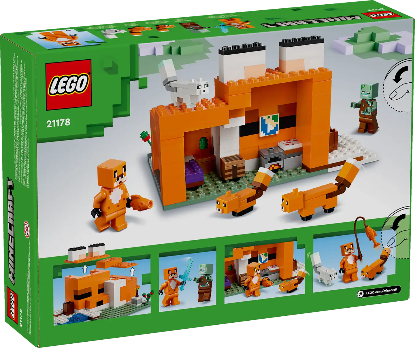 LEGO - Minecraft - El Refugio-Zorro (21178) 4