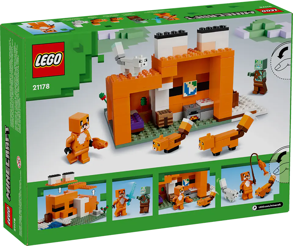 LEGO - Minecraft - El Refugio-Zorro (21178) 4