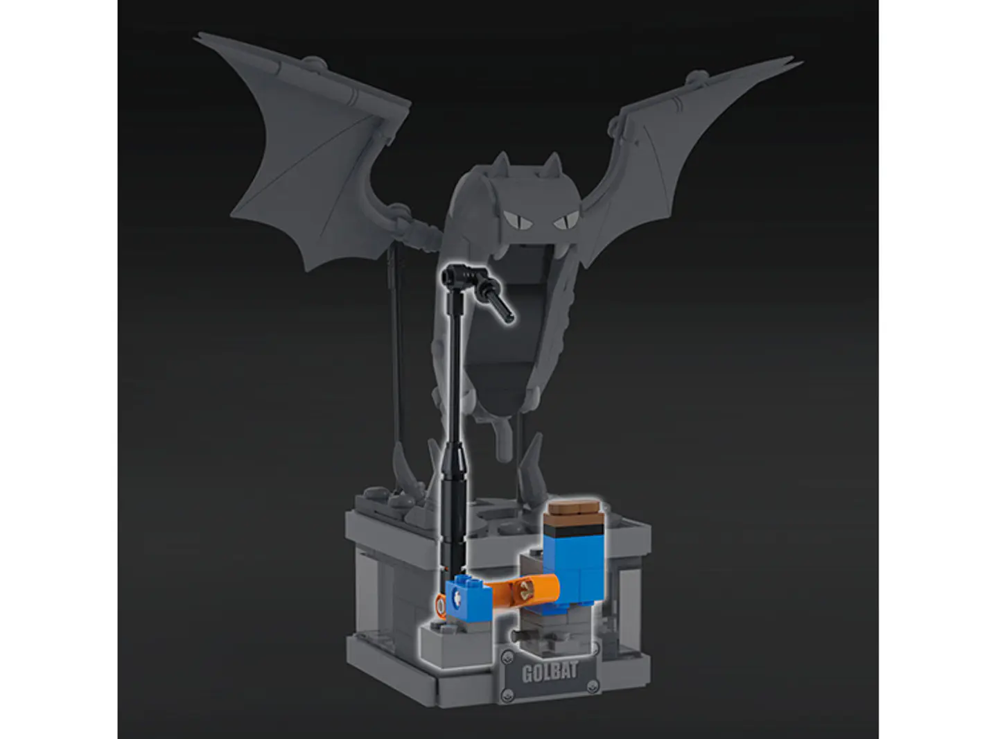 MEGA Pokemon - Minifiguras de Golbat con Movimiento 3