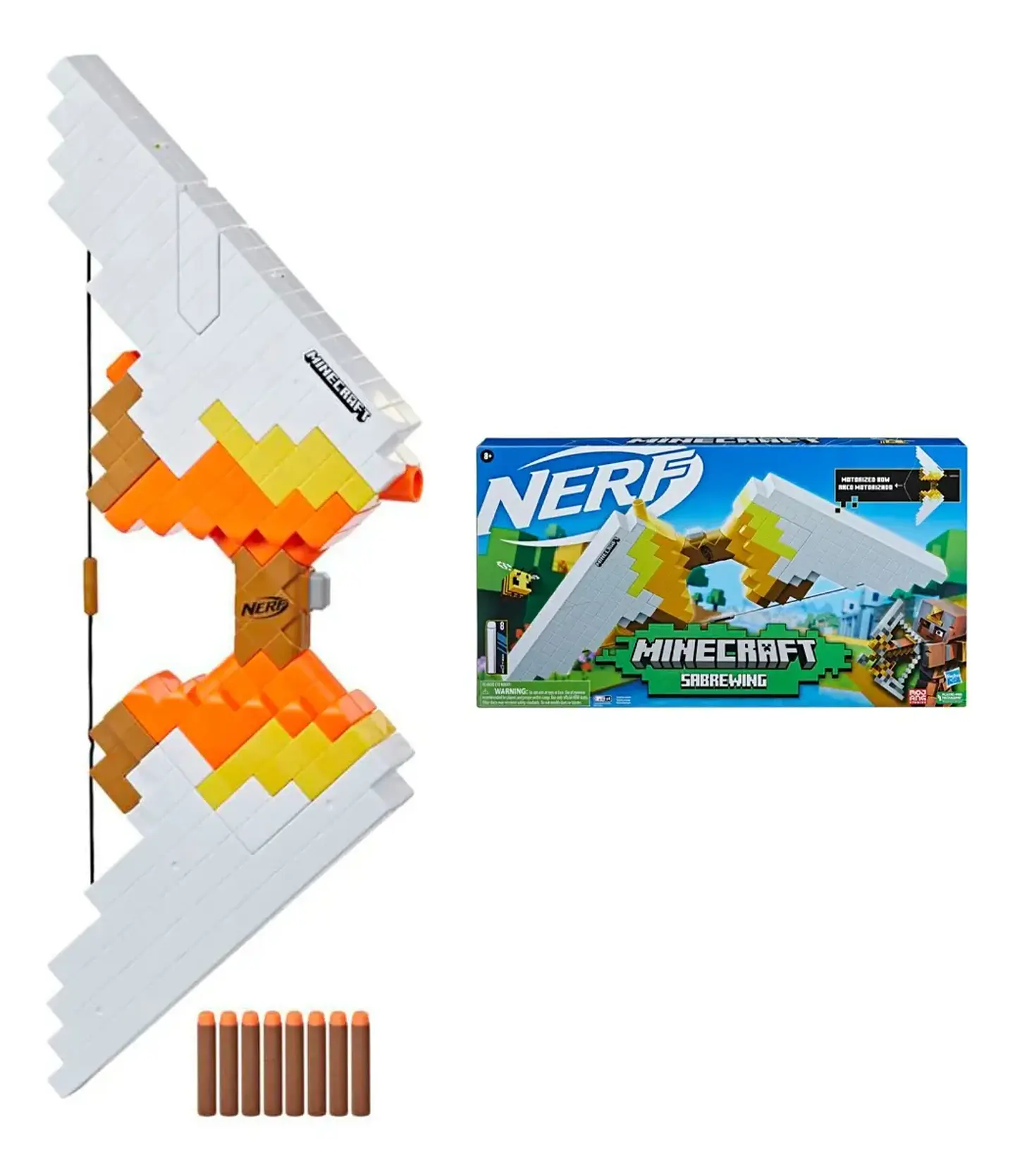 Nerf Minecraft Dungeons - Arco Lanzador De Dardos Sabrewing 1