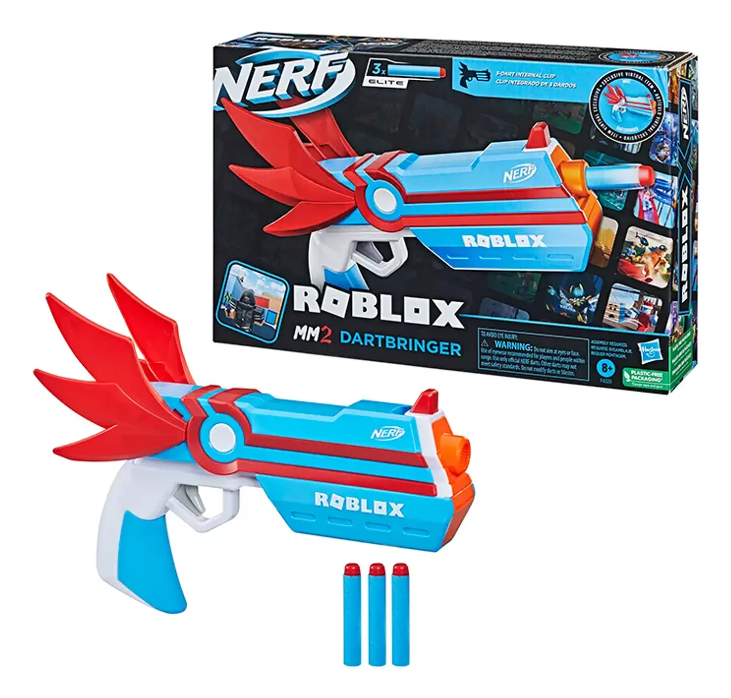 Nerf Roblox MM2: Lanzador Dartbringer 1