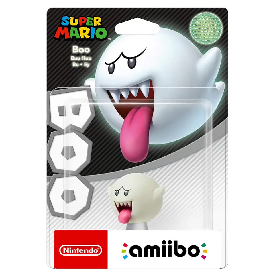 Figura Amiibo - Boo - Brilla en la Oscuridad 1