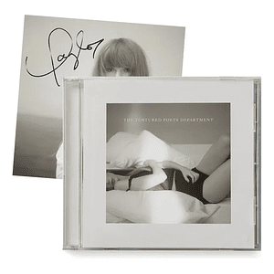 Taylor Swift - The Tortured Poets Department - CD Firmado