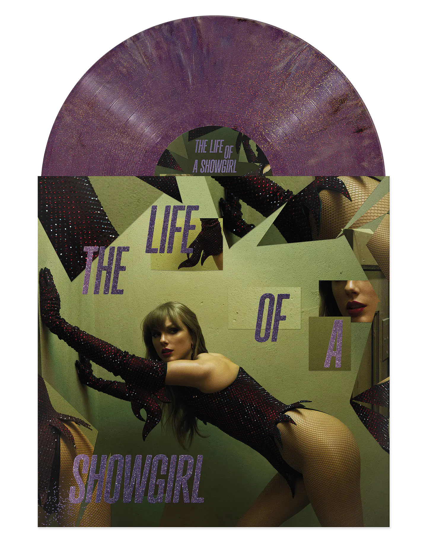 Taylor Swift - The Life Of A Showgirl - The Shiny Bug Edition Vinilo (Violet Shimmer Marbled) 1