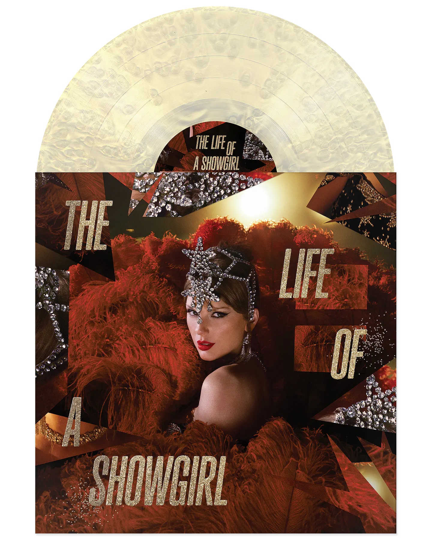 Taylor Swift -The Life Of A Showgirl - The Tiny Bubbles In Champagne (Vinilo Under Bright Lights Pearlescent) 1