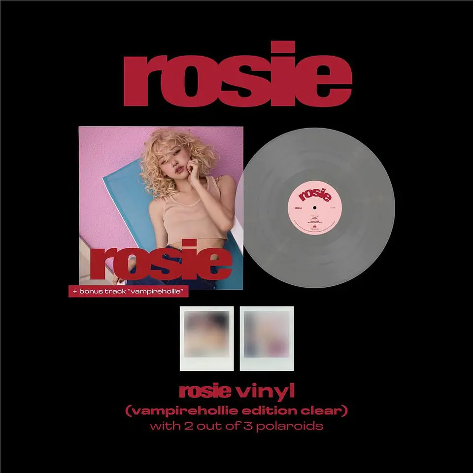 Rosé - Rosie - Vinilo Clear Vampirehollie Alternate Cover 1