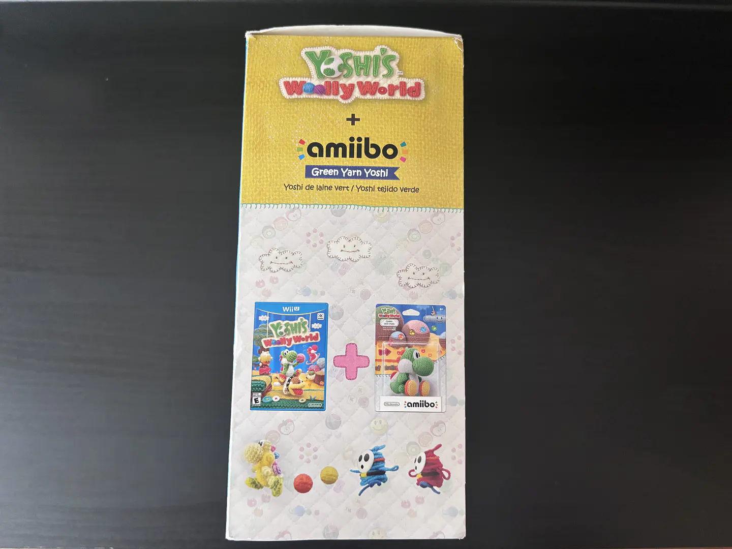 Nintendo Wii U - Yoshi's Woolly World - Videojuego + Amiibo Green Yarn Yoshi 4