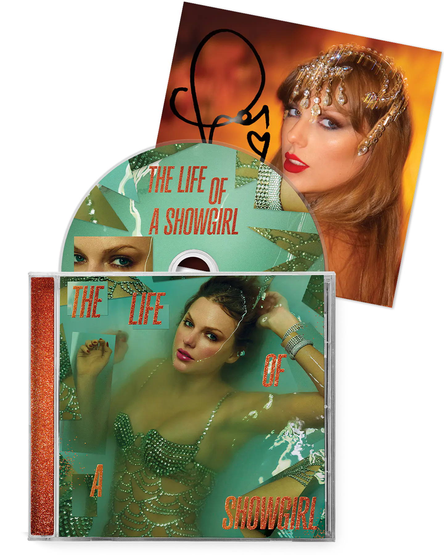 Taylor Swift - The Life Of A Showgirl - CD Firmado Foto 1 (con detalle) 1