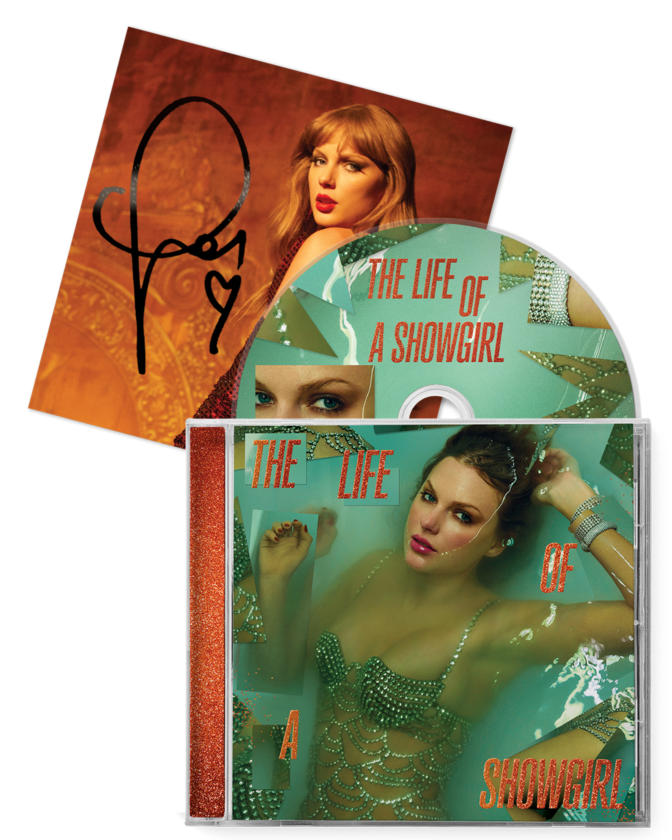 THE LIFE OF A SHOWGIRL CDサインPHOTO2④ Taylor Swift - The Life Of A Showgirl + CD Firmad