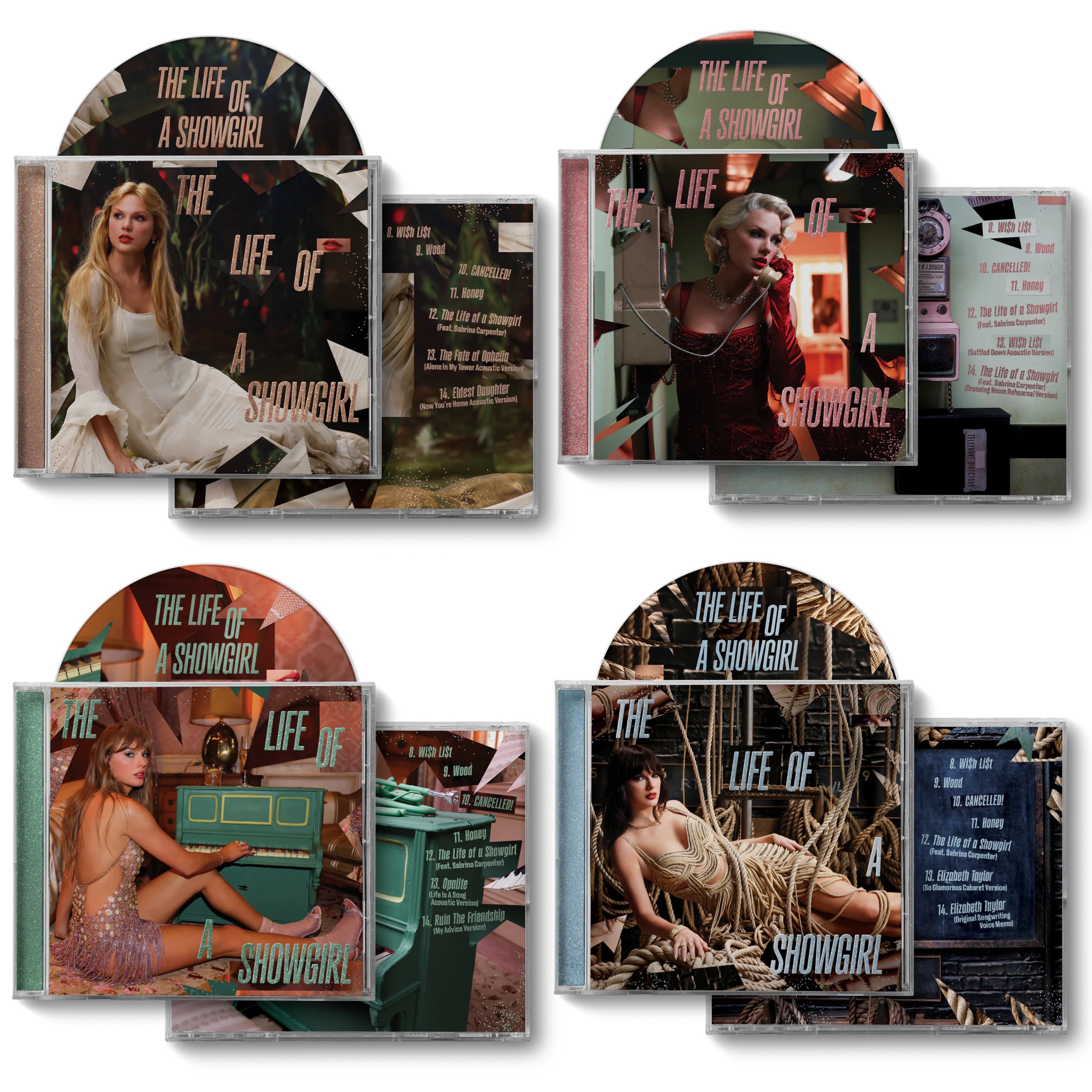 Taylor Swift - The Life Of A Showgirl - CD Ediciones Limitad