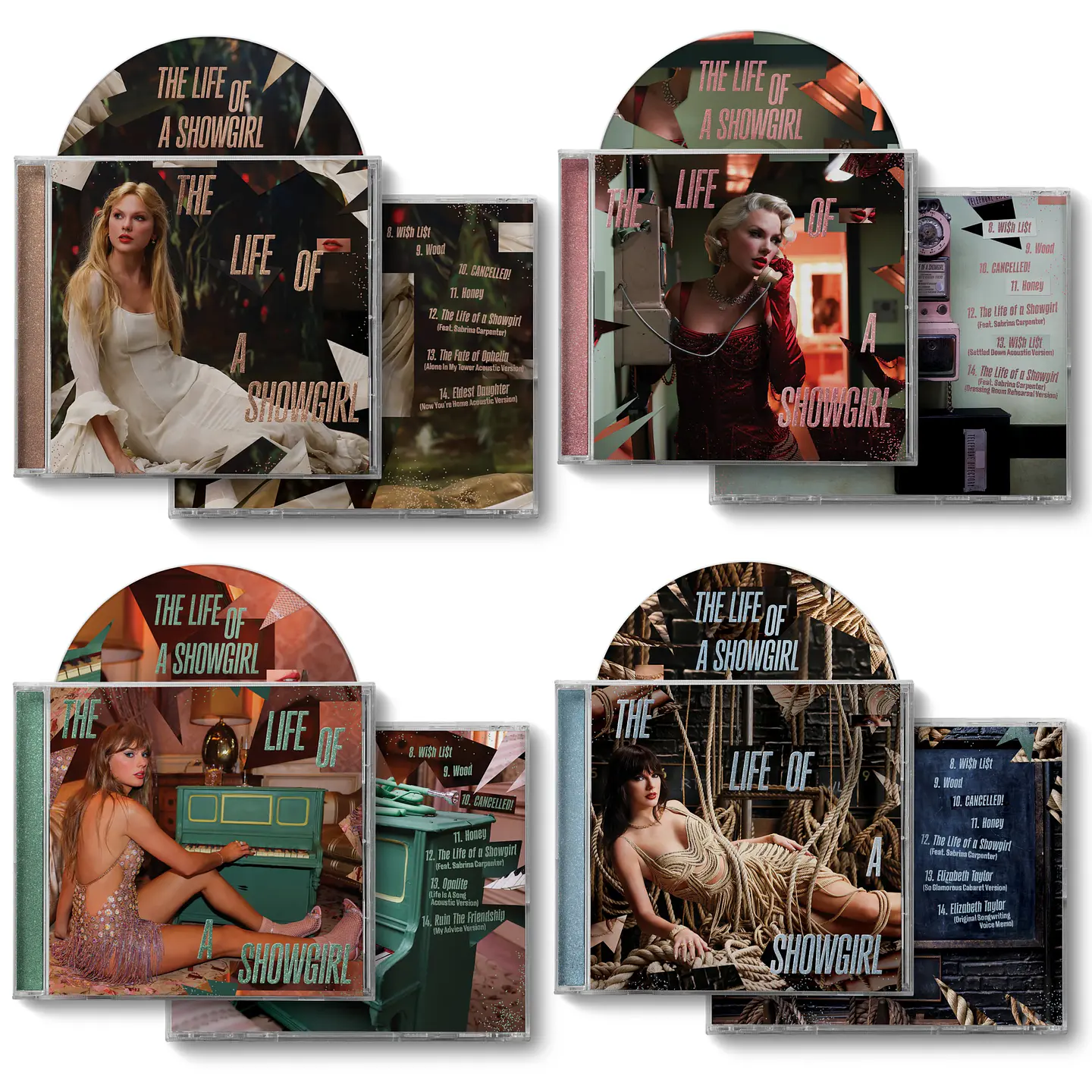 Taylor Swift - The Life Of A Showgirl - CD Limitados + Acoustic Bonus Tracks  1