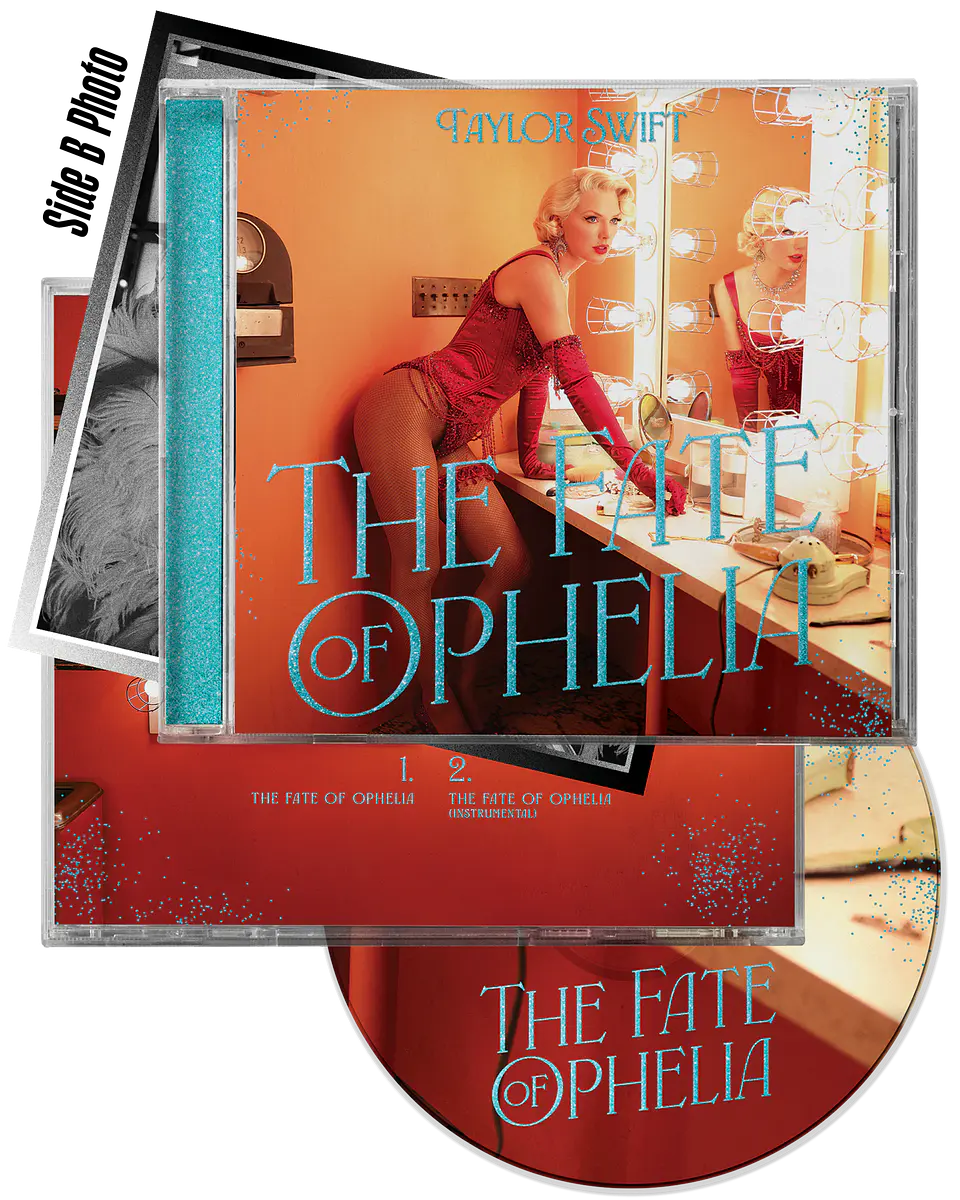 Taylor Swift - The Life Of A Showgirl - The Fate Of Ophelia CD Single With Double-Sided Cover 1