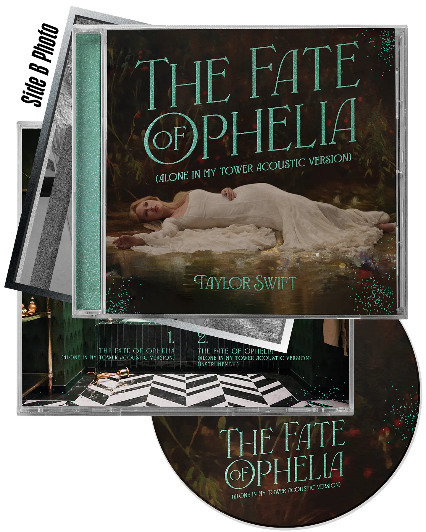 Taylor Swift - The Life of a Showgirl - The Fate of Ophelia (Alone in My Tower Acoustic) CD Single With Double-Sided Cover 1