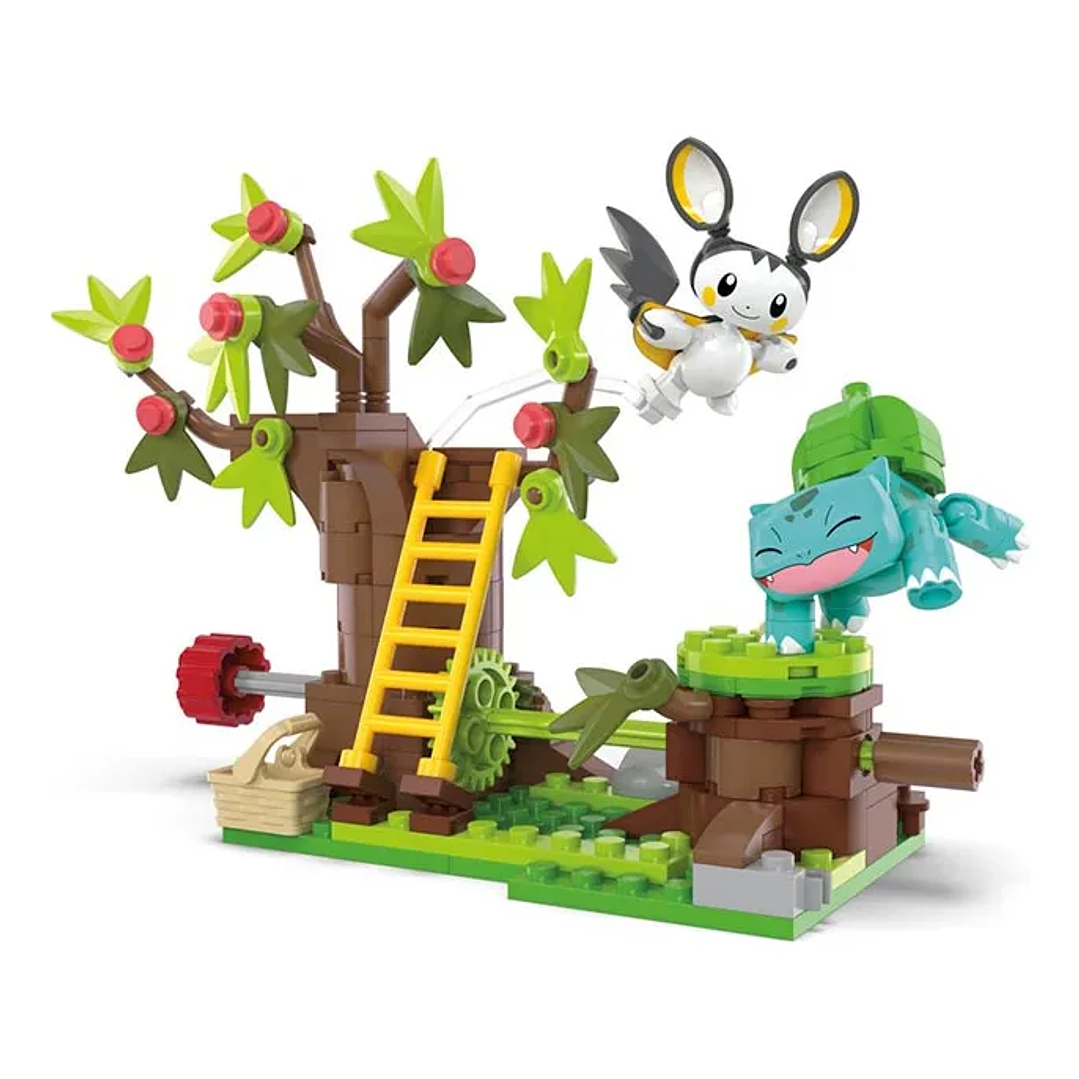 MEGA Pokemon - El Bosque Encantador de Emolga y Bulbasaur  1