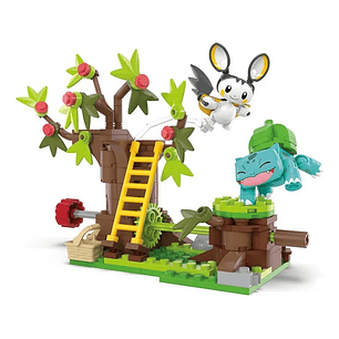 MEGA Pokemon - El Bosque Encantador de Emolga y Bulbasaur 
