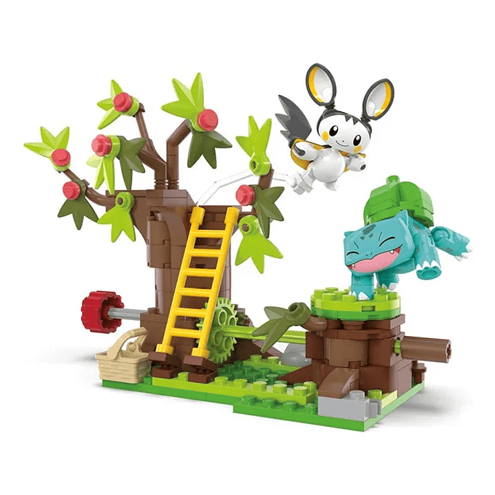 MEGA Pokemon - El Bosque Encantador de Emolga y Bulbasaur  1