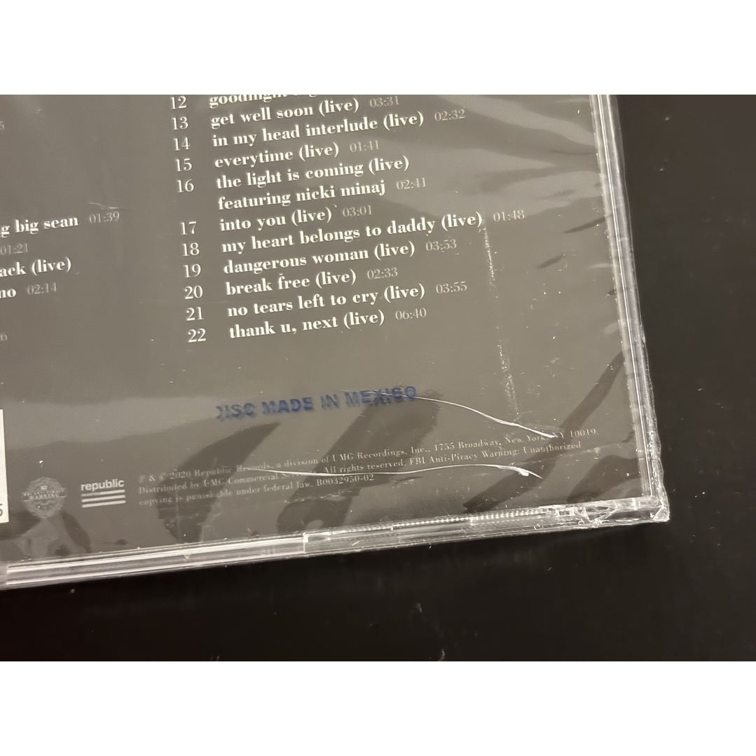 Ariana Grande - K Bye For Now (swt Live) - CD Record Store Day (con detalle) 6