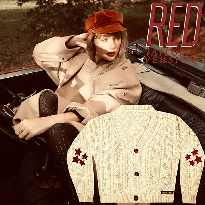 The Cardigan - Taylor Swift Merch Oficial - Red Taylor's Version 1