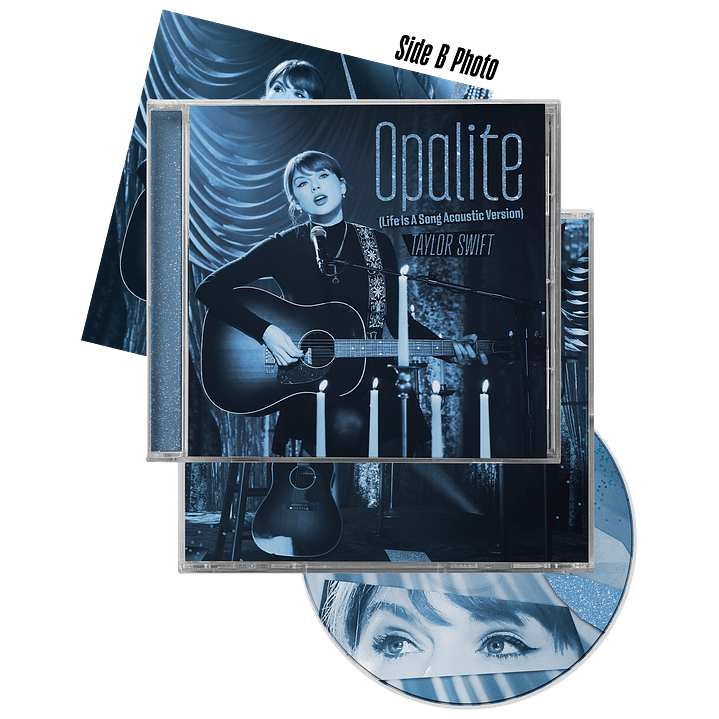 (PREVENTA) Taylor Swift - Opalite - CD Single (Life Is A Song Acoustic Version) With Double-Sided Cover  1