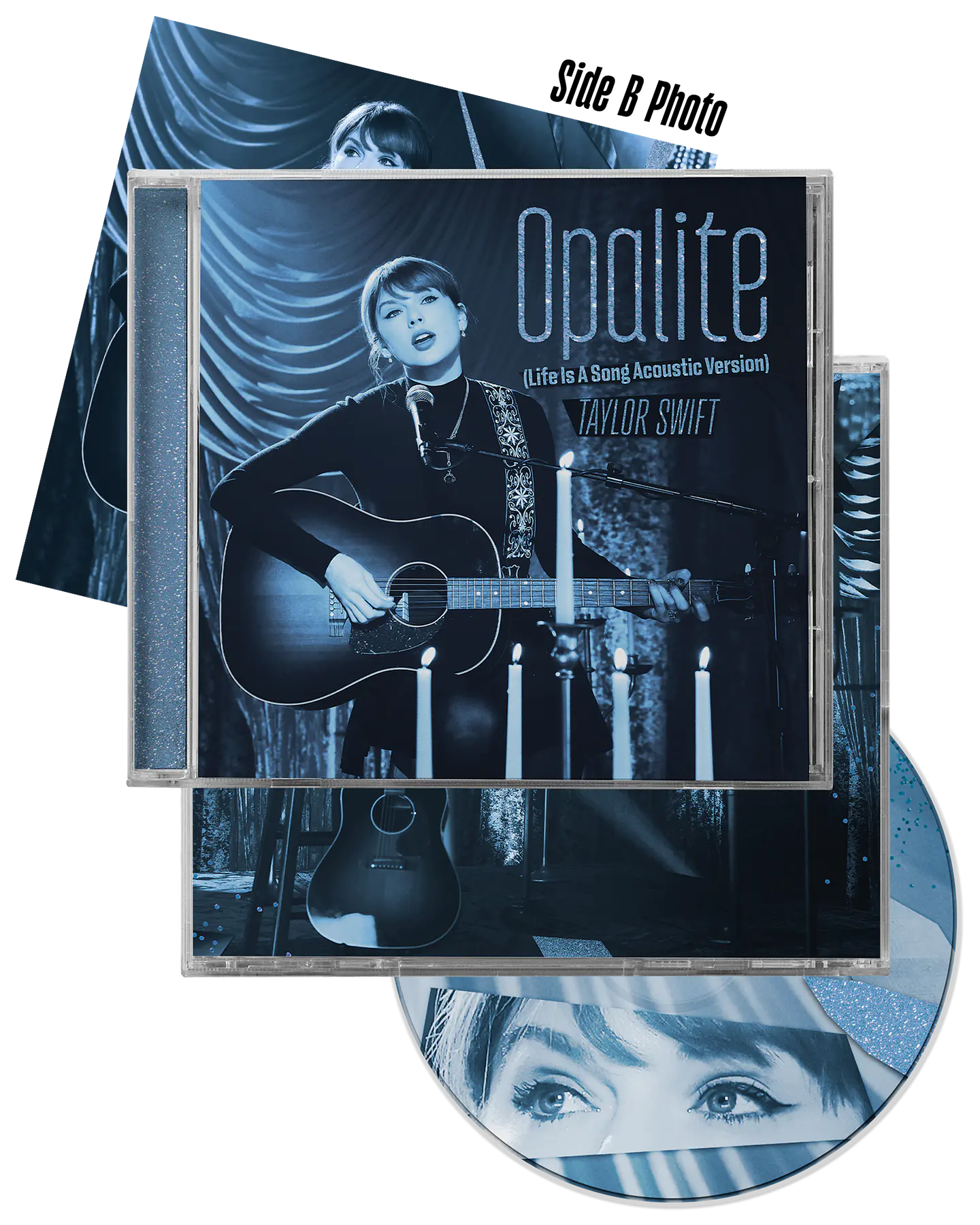 Taylor Swift - Opalite - CD Single (Life Is A Song Acoustic Version) With Double-Sided Cover  1