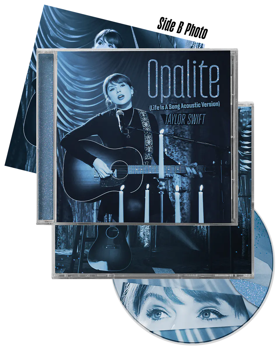 Taylor Swift - Opalite - CD Single (Life Is A Song Acoustic Version) With Double-Sided Cover  1