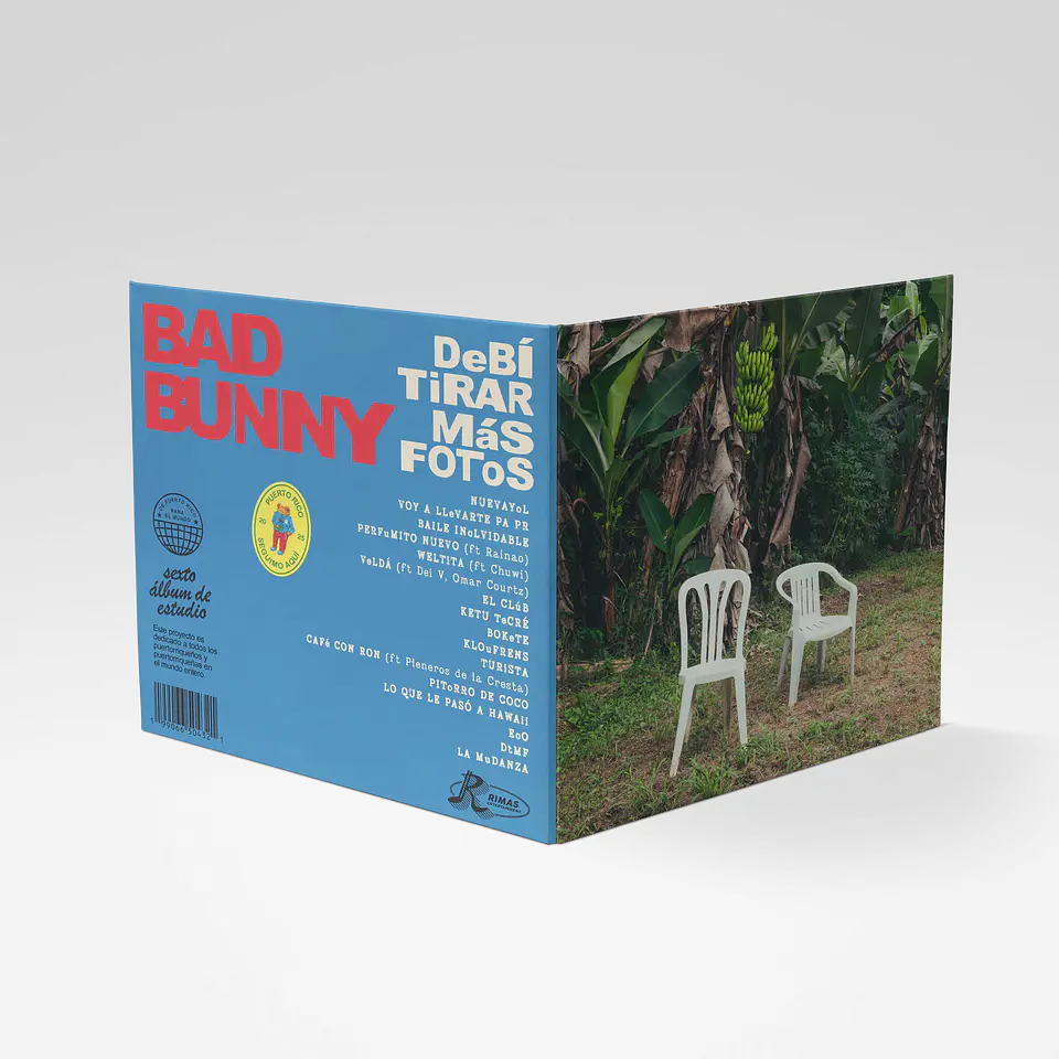 (PREVENTA) Bad Bunny - DeBÍ TiRAR MáS FOToS - Vinilo (2LP) Azul 2