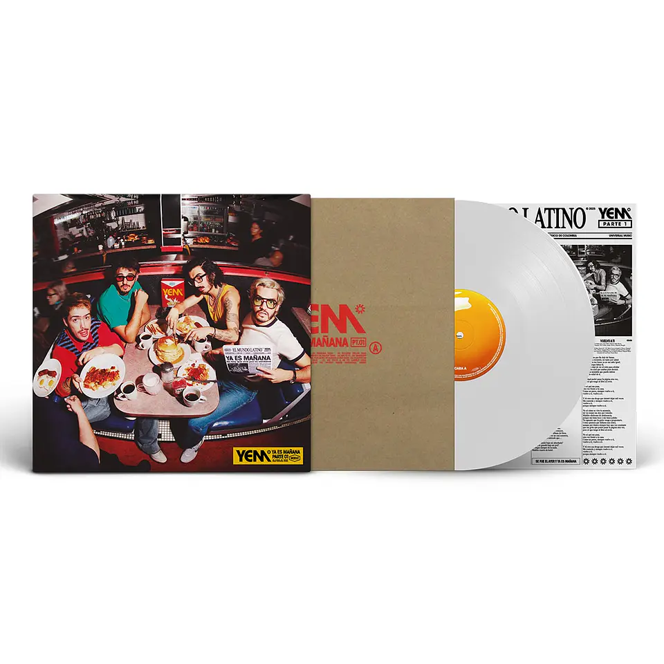 Morat - Ya Es Mañana - Vinilo (LP) Blanco Edición Limitada 1