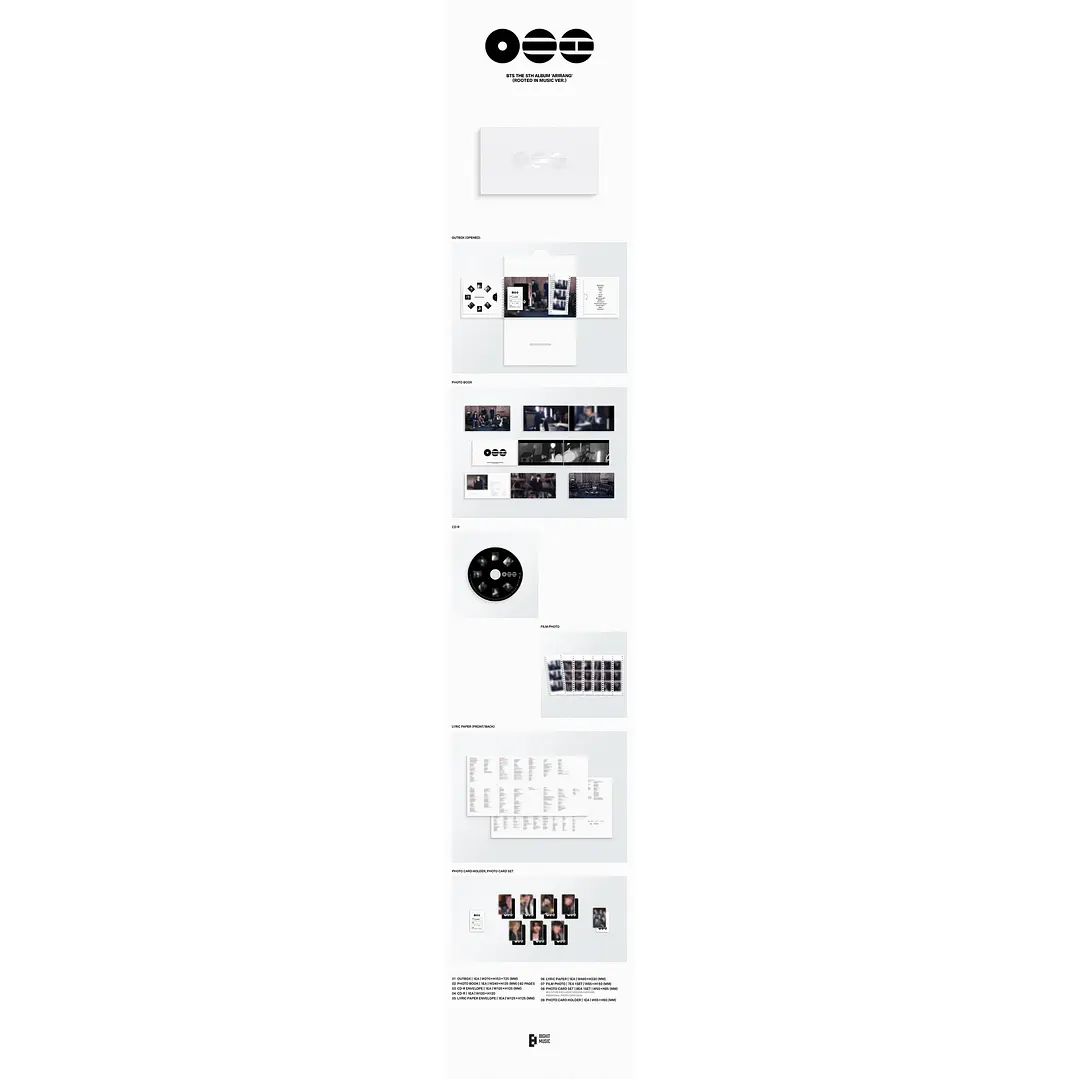 (PREVENTA) BTS - The 5th Album 'ARIRANG' - CD Rooted in (USA Store Exclusive) 2