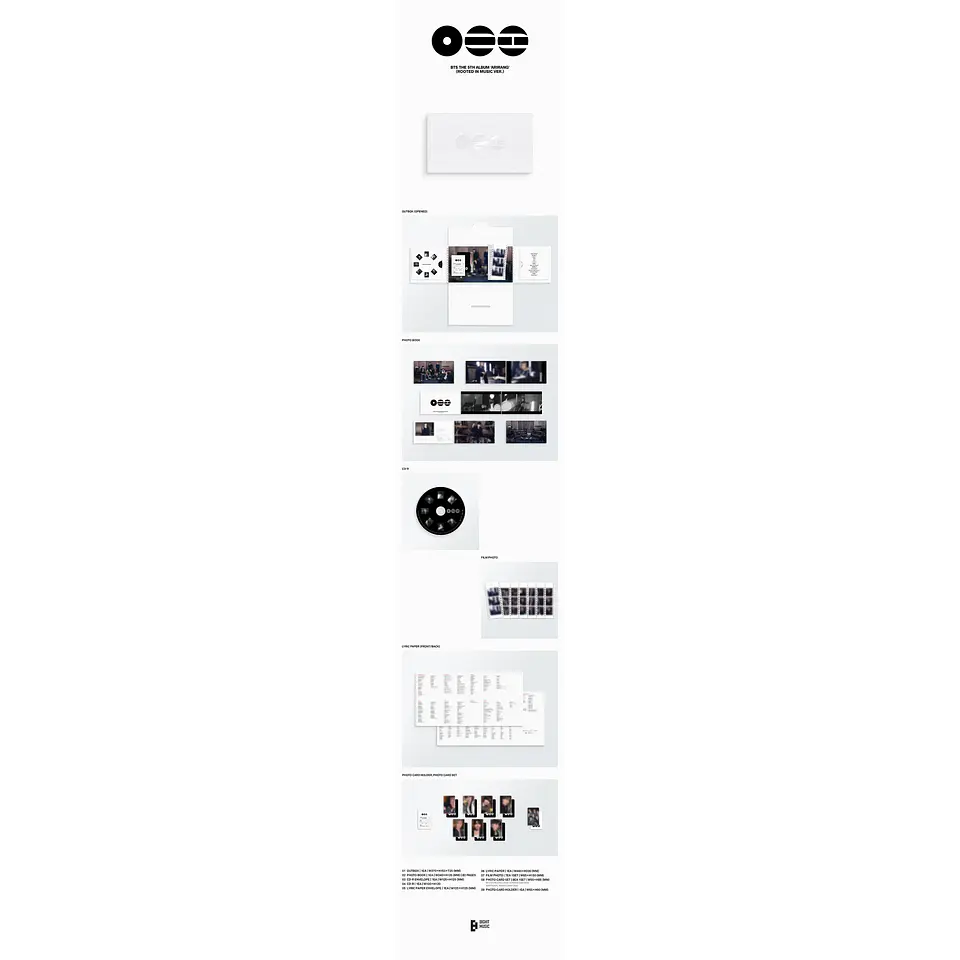 (PREVENTA) BTS - The 5th Album 'ARIRANG' - CD Rooted in (USA Store Exclusive) 2