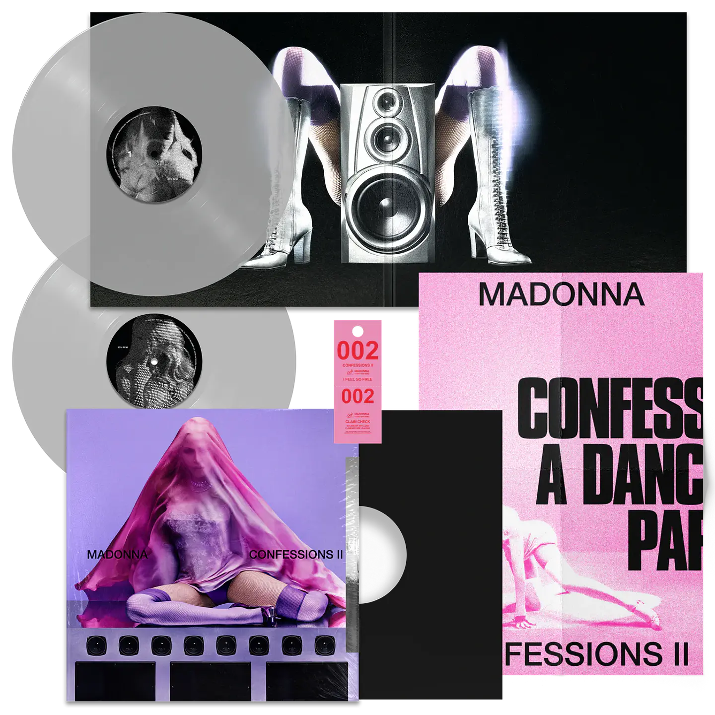 (PREVENTA) Madonna - Confessions II - Vinilo Deluxe Clear (2LP) 3
