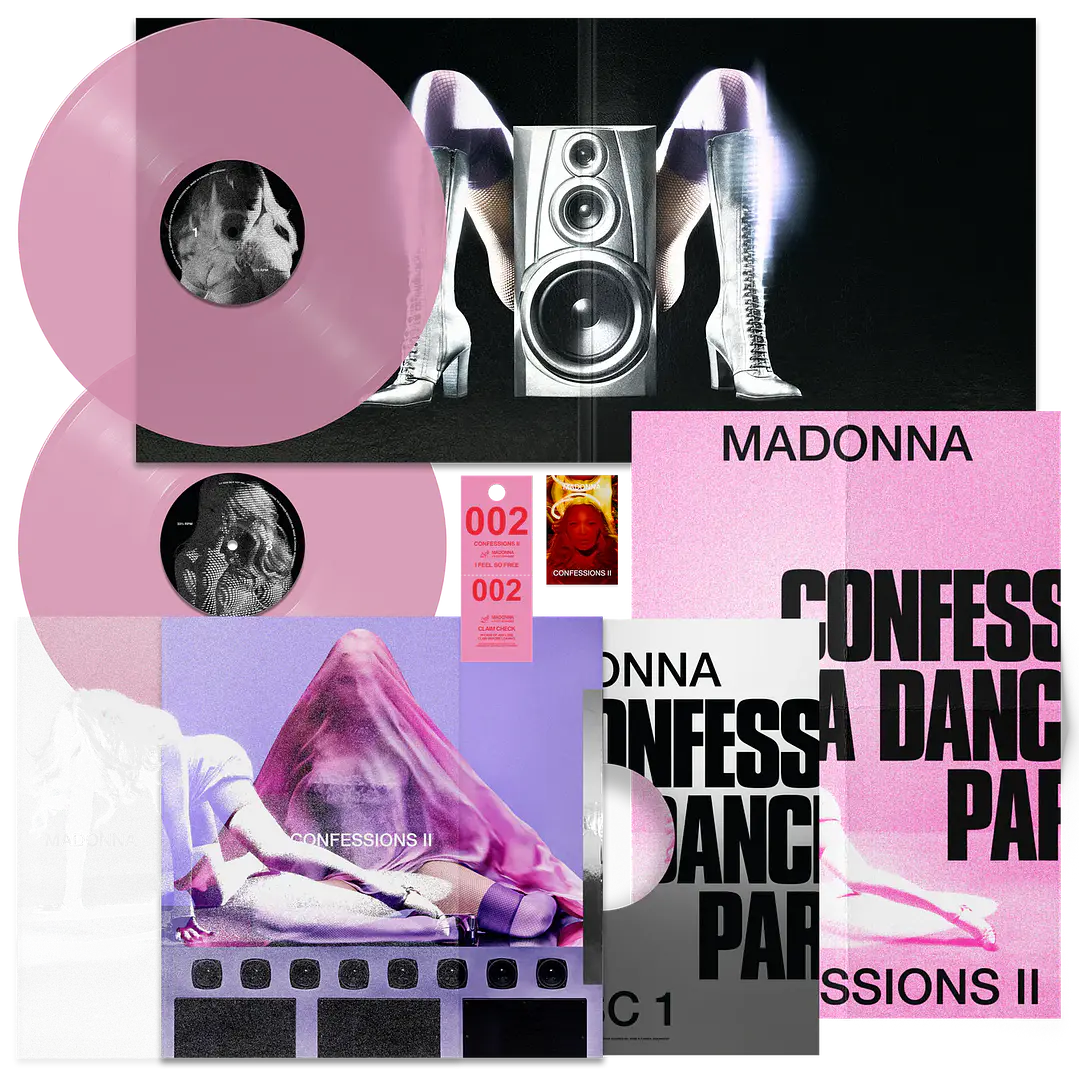 (PREVENTA) Madonna - Confessions II - Vinilo (2LP) Deluxe Set Premium Translucent Pink 2