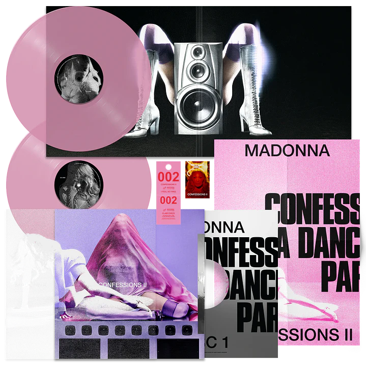 (PREVENTA) Madonna - Confessions II - Vinilo (2LP) Deluxe Set Premium Translucent Pink 2