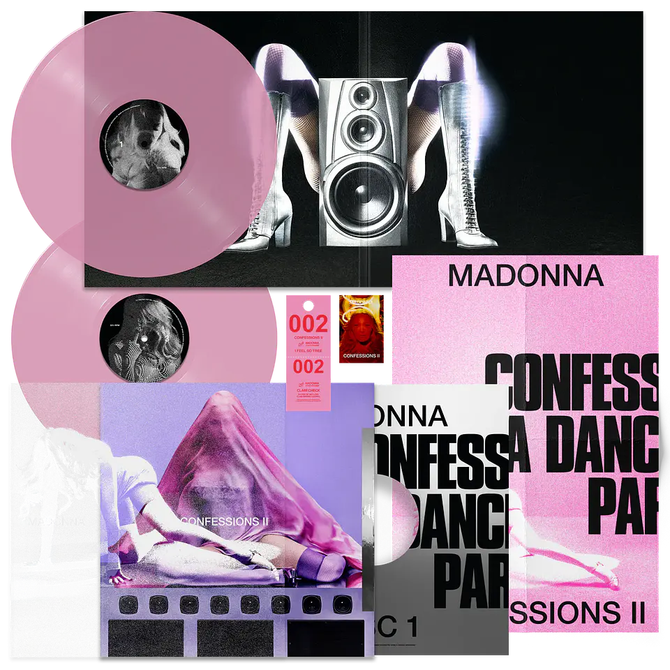 (PREVENTA) Madonna - Confessions II - Vinilo (2LP) Deluxe Set Premium Translucent Pink 2