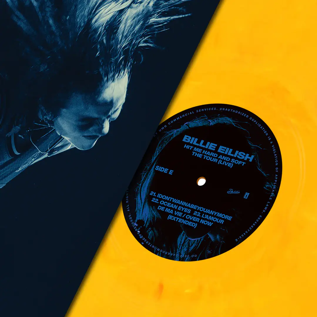 (PREVENTA) Billie Eilish - Hit Me Hard And Soft - Vinilo The Tour (Live) 6