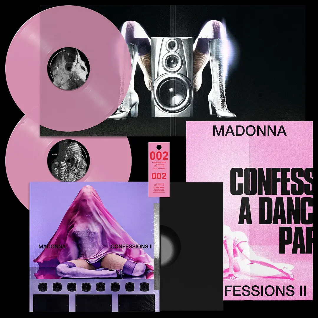 (PREVENTA) Madonna - Confessions II - Vinilo Translucent Pink 2