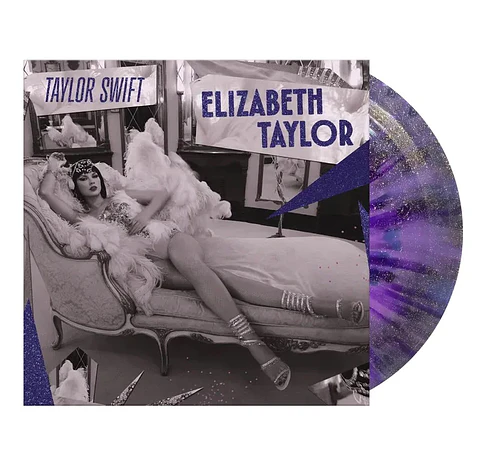 Taylor Swift - Elizabeth Taylor - Vinilo 7” (RSD 2026) Cry My Eyes Violet Glitter