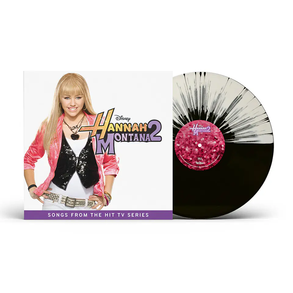 Hannah Montana - Hannah Montana 2 - Vinilo Splatter Negro/Blanco (Original Soundtrack) 1