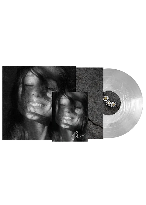 (PREVENTA) Ariana Grande - petal - Vinilo Firmado Translucent Pearly White