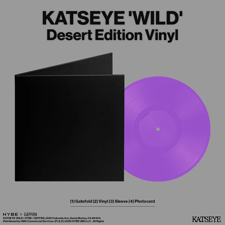 (PREVENTA) KATSEYE - WILD - Vinilo (LP) Desert Lavender (Store US Exclusive) 4
