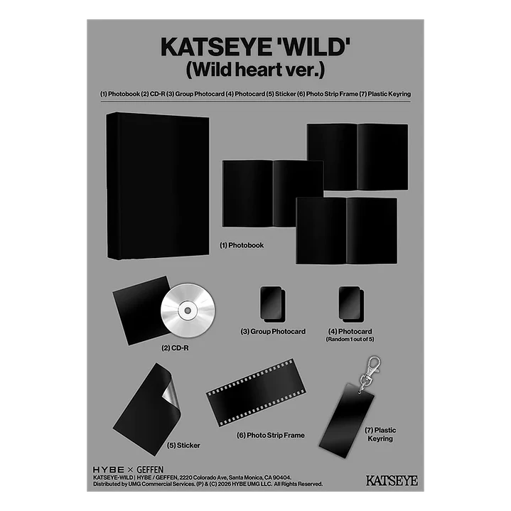 (PREVENTA) KATSEYE - WILD - CD WILD (Store US Exclusive) 11