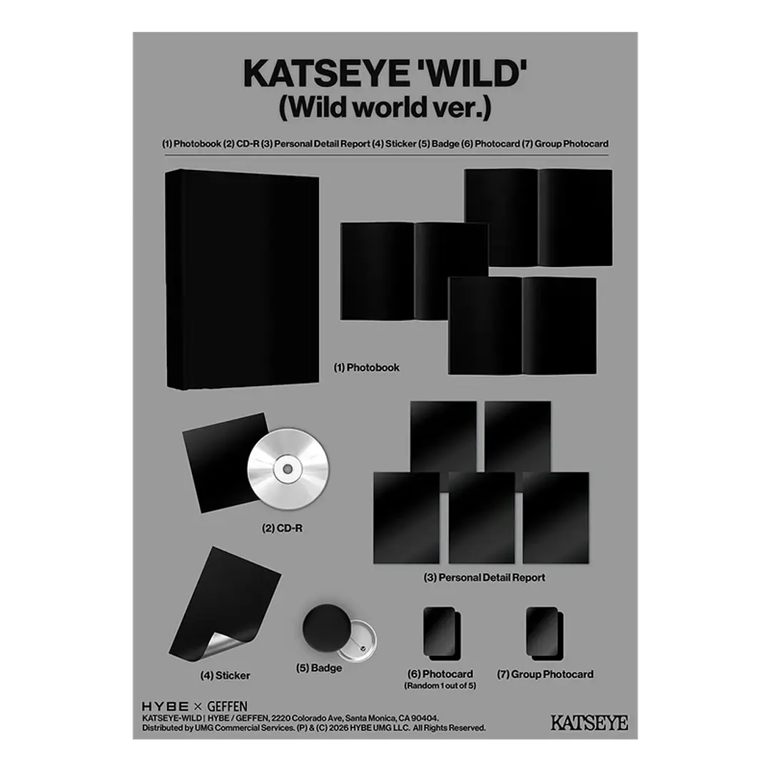 (PREVENTA) KATSEYE - WILD - CD WILD (Store US Exclusive) 22