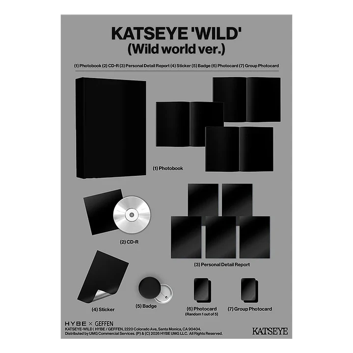 (PREVENTA) KATSEYE - WILD - CD WILD (Store US Exclusive) 22