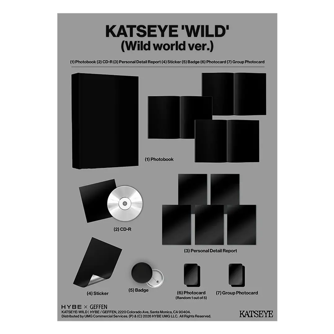 (PREVENTA) KATSEYE - WILD - CD WILD 20