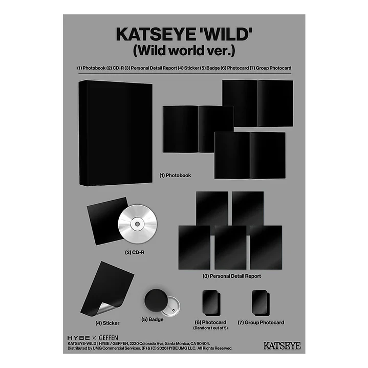 (PREVENTA) KATSEYE - WILD - CD WILD 20