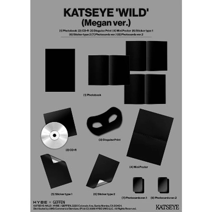 (PREVENTA) KATSEYE - WILD - CD Target Edición Limitada 21