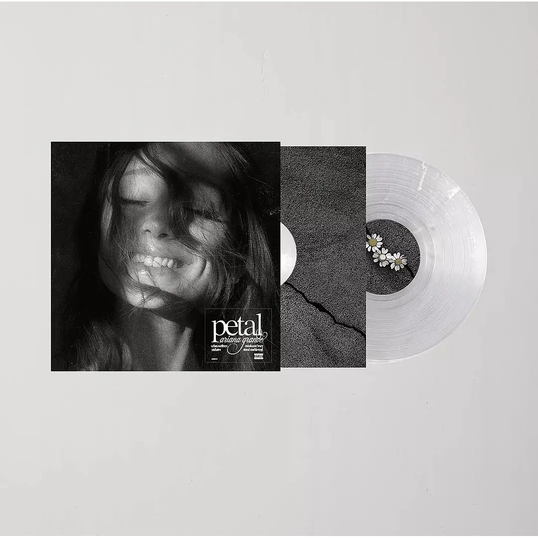 (PREVENTA) Ariana Grande - petal - Vinilo (LP) Translucent Ivory Storm Marble 1