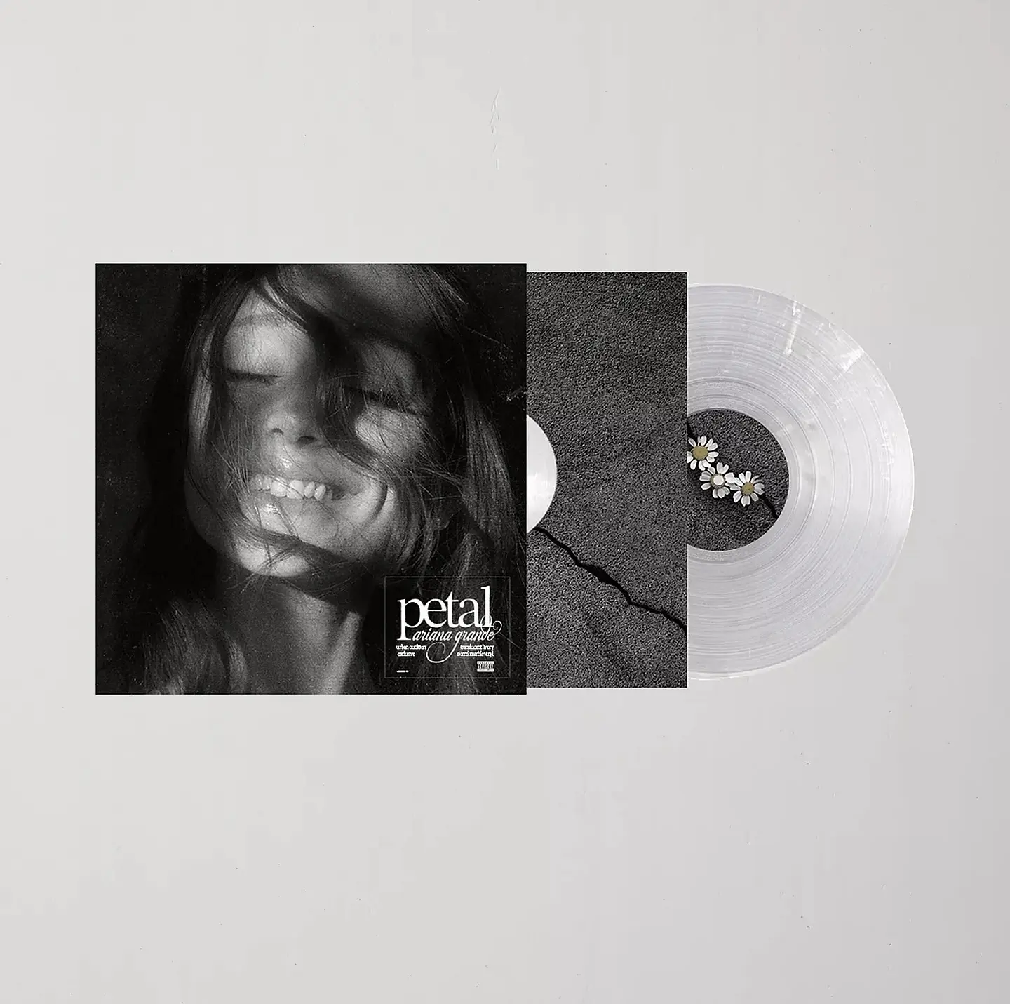 (PREVENTA) Ariana Grande - petal - Vinilo (LP) Translucent Ivory Storm Marble 1
